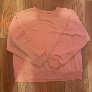 coral sweatshirt